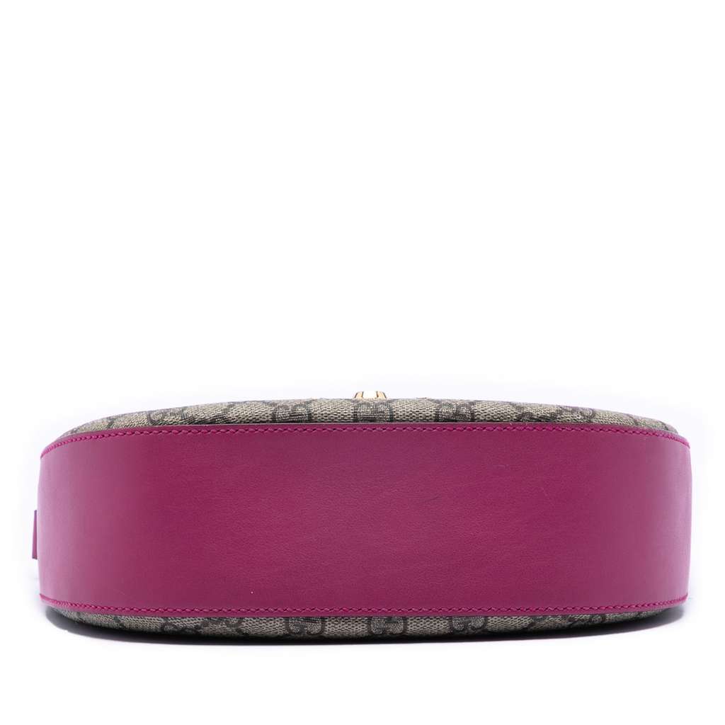 Gucci GG Supreme Web Padlock Crossbody - 3