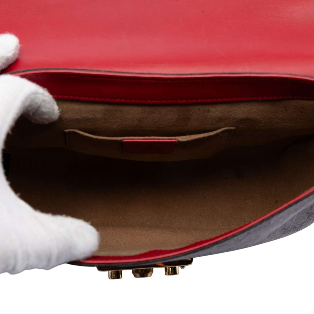 Gucci GG Supreme Web Padlock Crossbody - 4