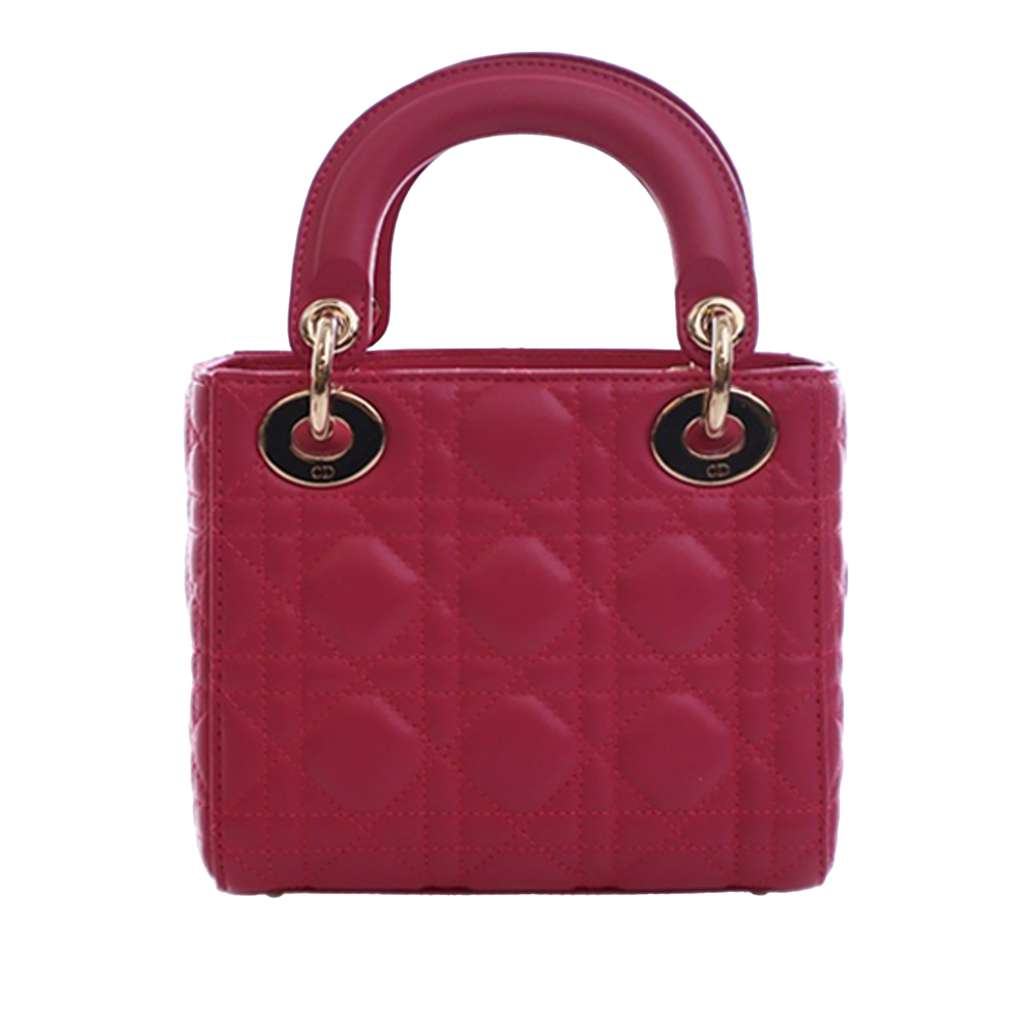 Dior Mini Lambskin Cannage Lady Dior - 4