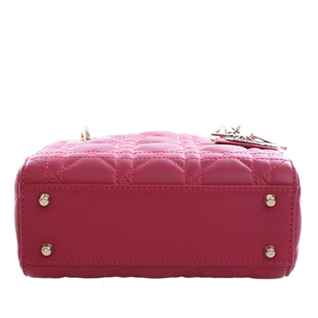 Dior Mini Lambskin Cannage Lady Dior - 5