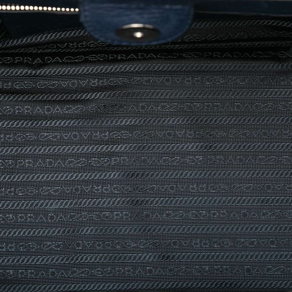 Prada Glace Calf Twin Pocket Double Handle Satchel - 4