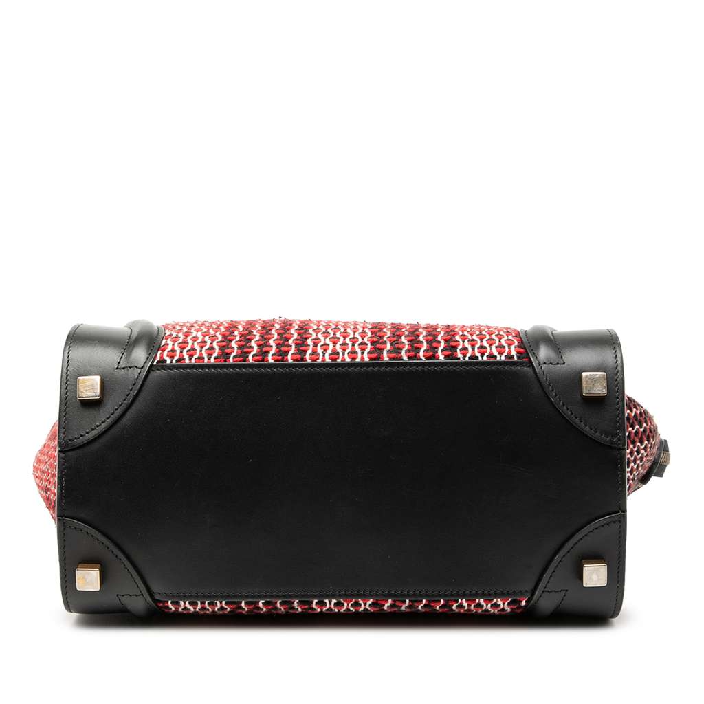 Celine Micro Tweed Luggage Tote - 3