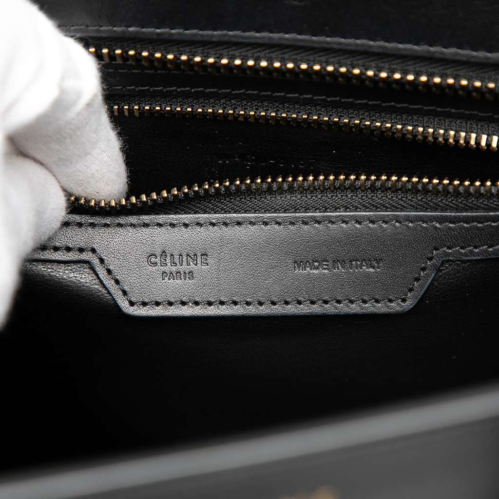 Celine Micro Tweed Luggage Tote - 5