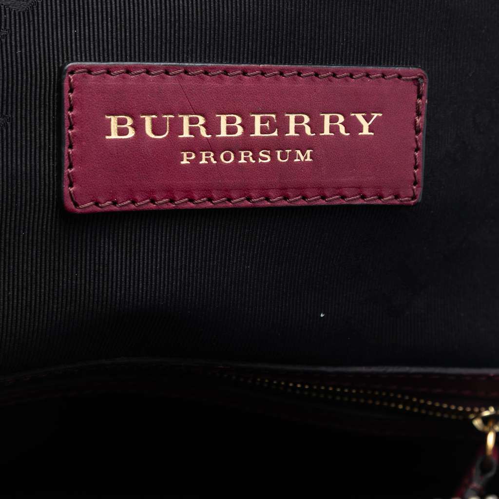 Burberry Medium Mega Check Canvas Bloomsbury Saddle Satchel - 5