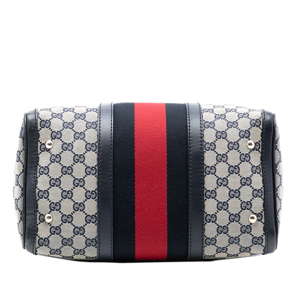 Gucci Medium GG Canvas Web Joy Boston Bag - 3