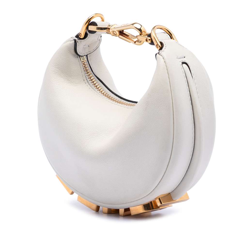 Fendi Nano Leather Fendigraphy Hobo - 2