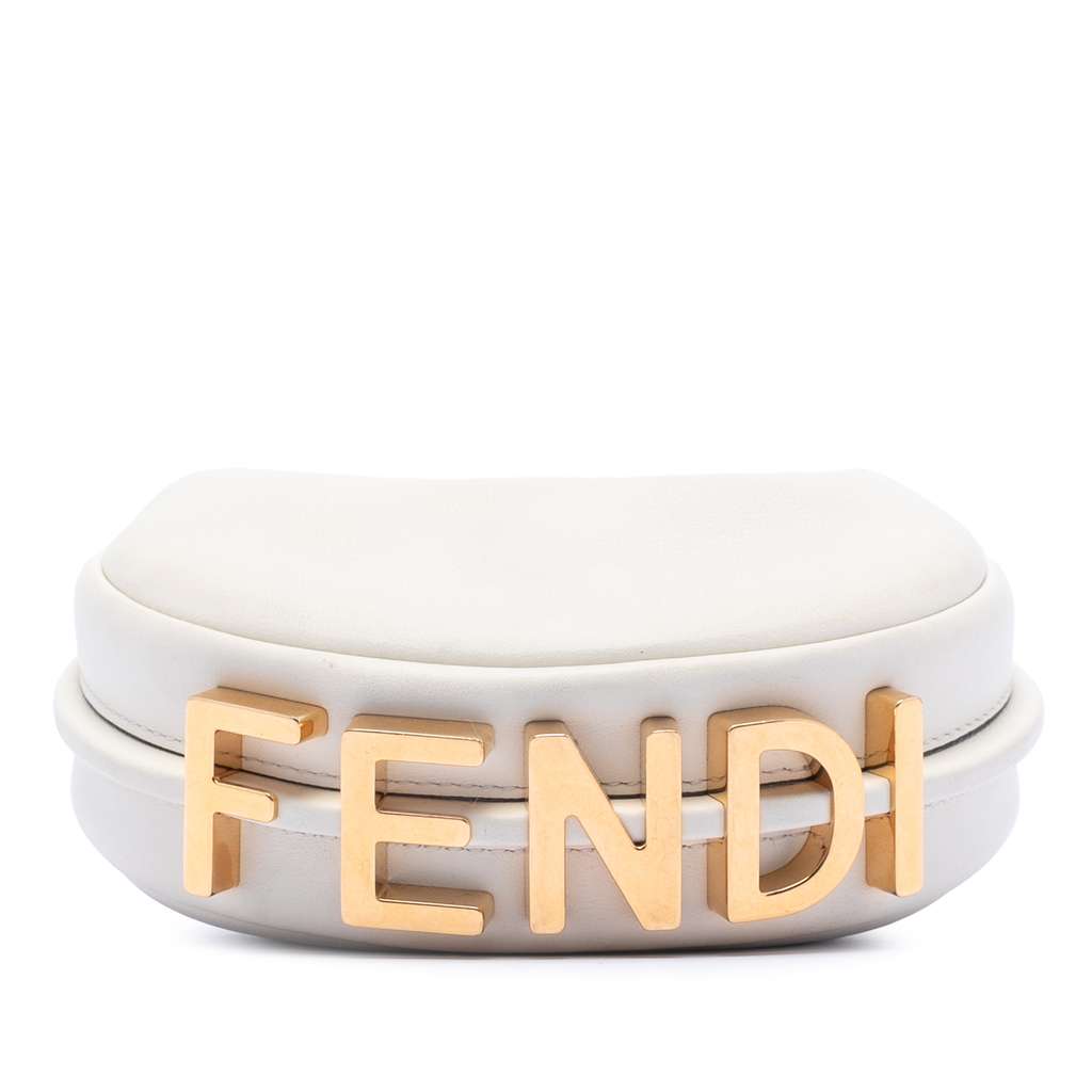 Fendi Nano Leather Fendigraphy Hobo - 3