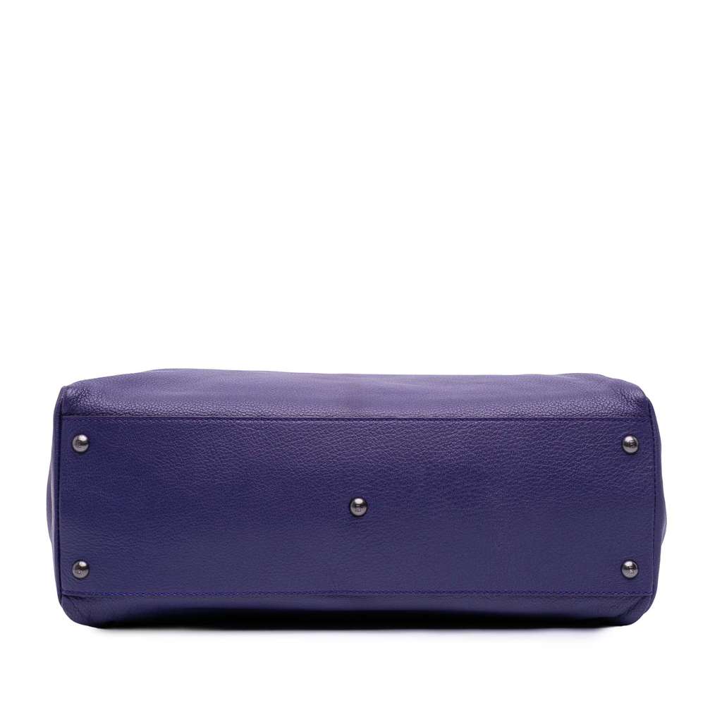 Fendi Large Calfskin Peekaboo Iconic Satchel - 3