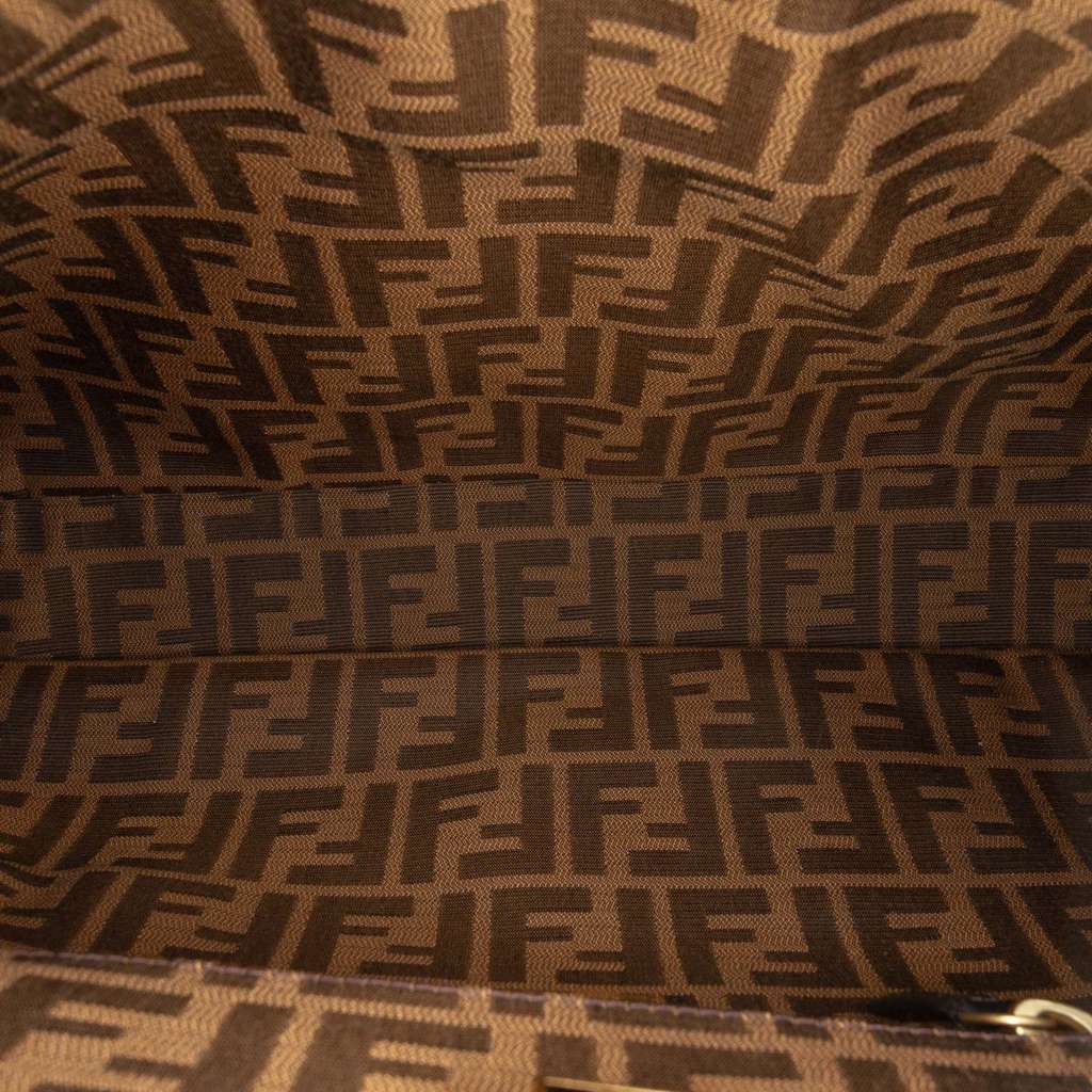 Fendi Large Calfskin Peekaboo Iconic Satchel - 5