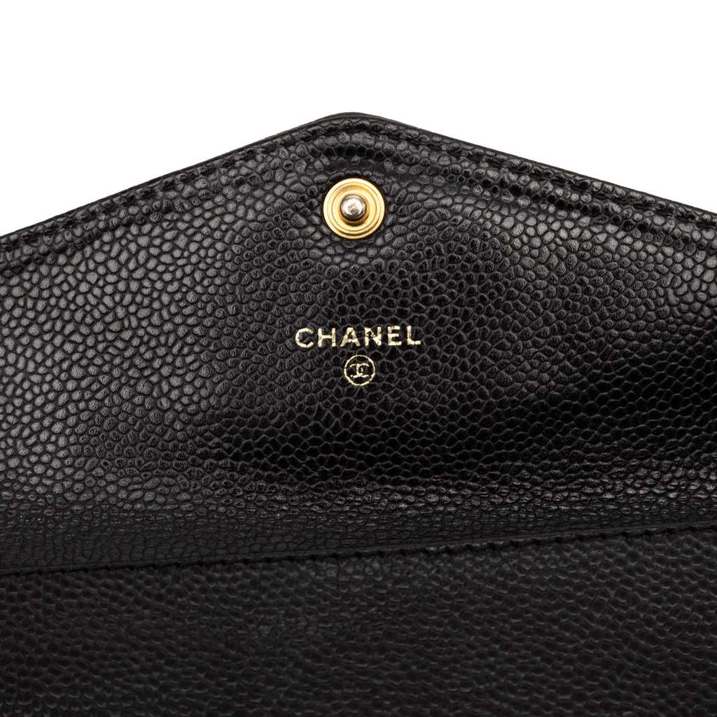 Chanel CC Caviar Envelope Wallet - 4