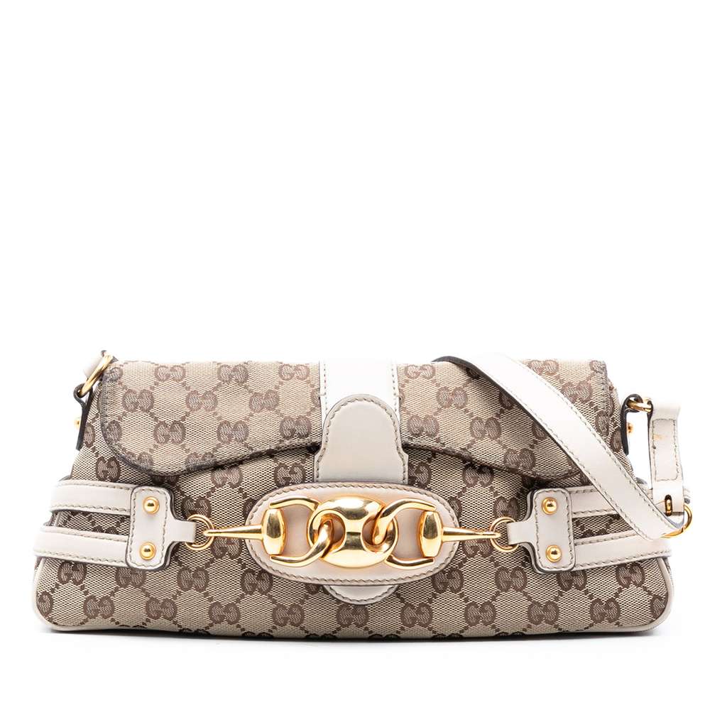 Gucci GG Canvas Wave Shoulder Bag