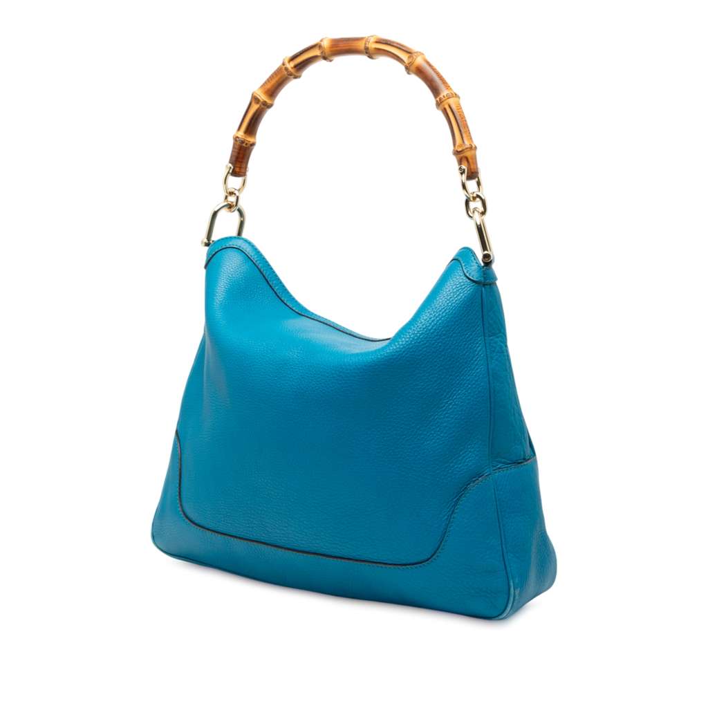 Gucci Calfskin Bamboo Diana Satchel - 2