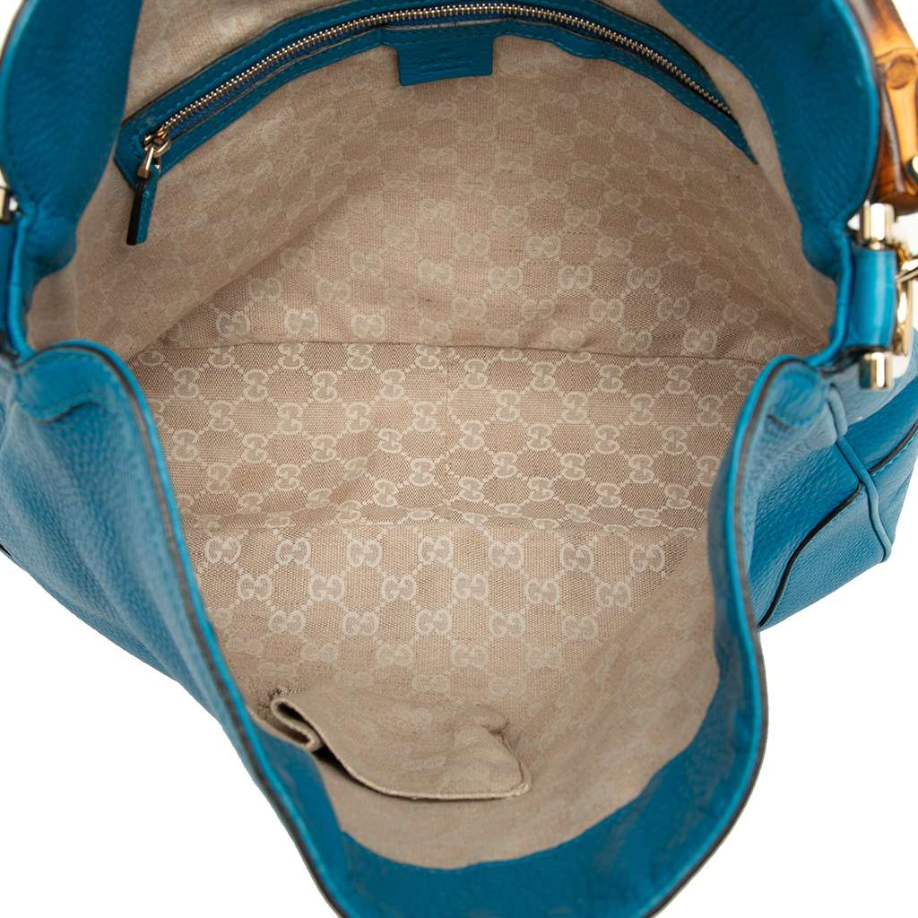 Gucci Calfskin Bamboo Diana Satchel - 4