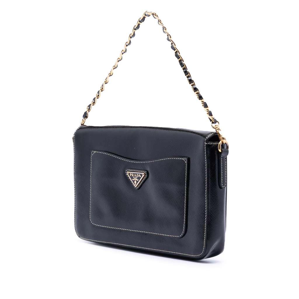 Prada Saffiano Vernice Satchel - 2