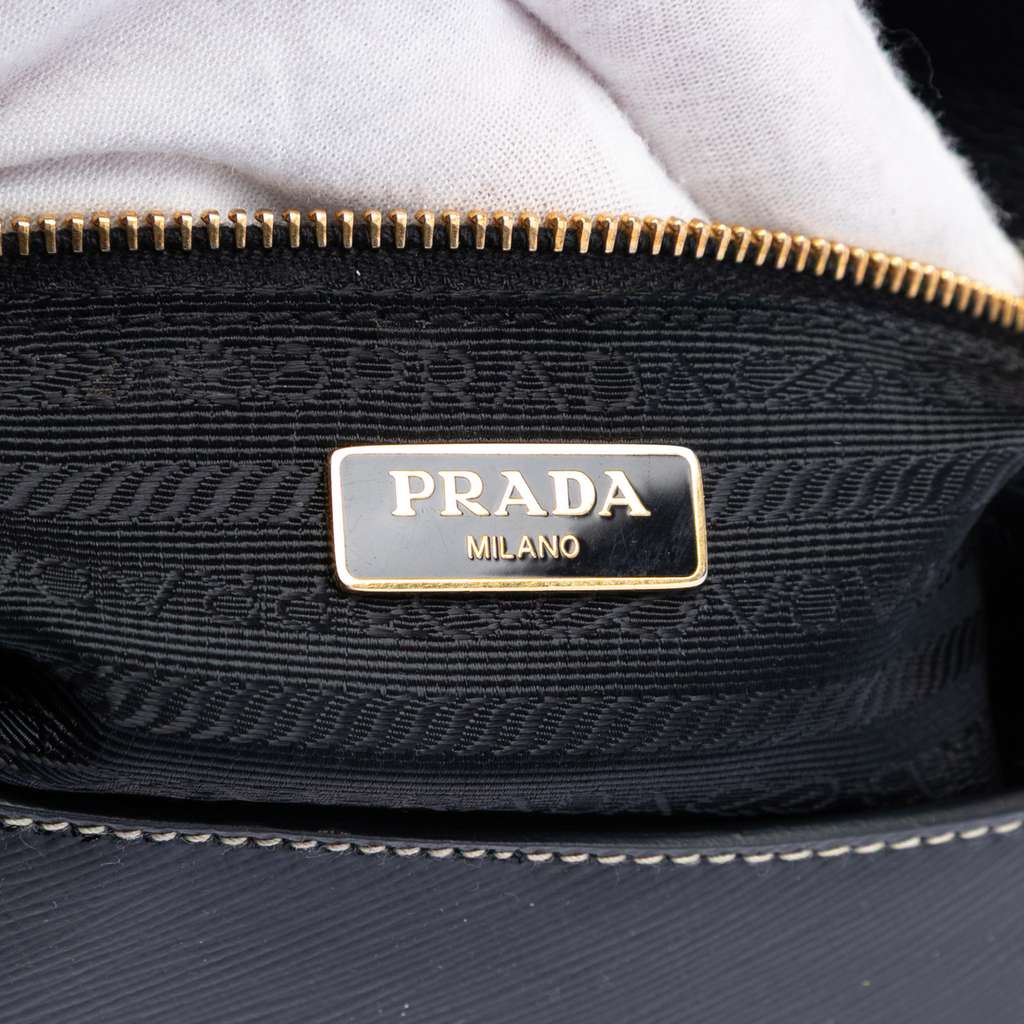 Prada Saffiano Vernice Satchel - 5