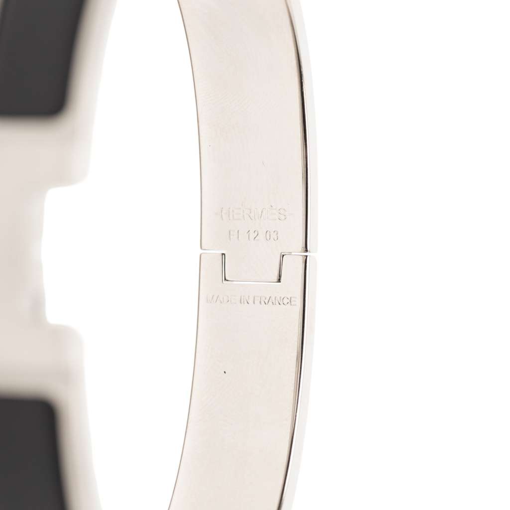 Hermès Narrow Enamel Clic H Bracelet GM - 4