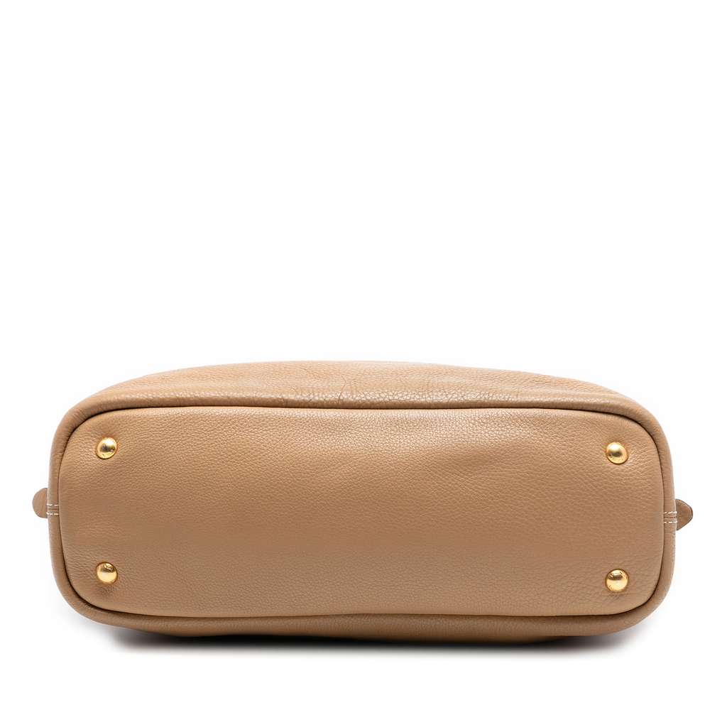 Prada Vitello Daino Side Zip Shopper Tote - 3