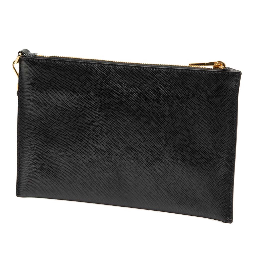 Prada Saffiano Bow Clutch - 2