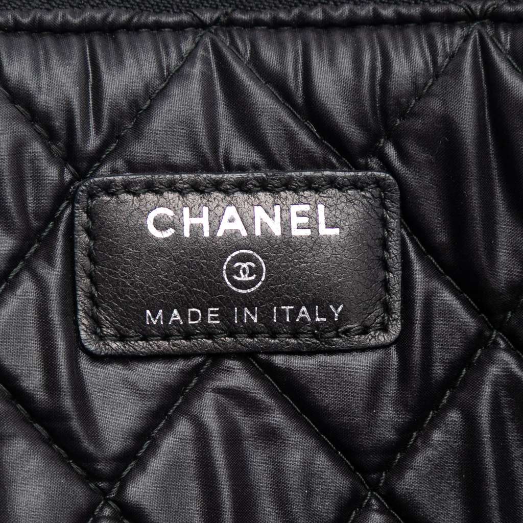Chanel Large Quilted Caviar Boy O Case Clutch - 5