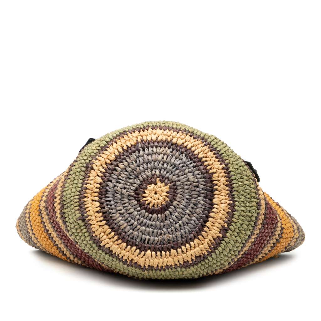 Balenciaga Raffia Motocross Panier Basket Tote - 3