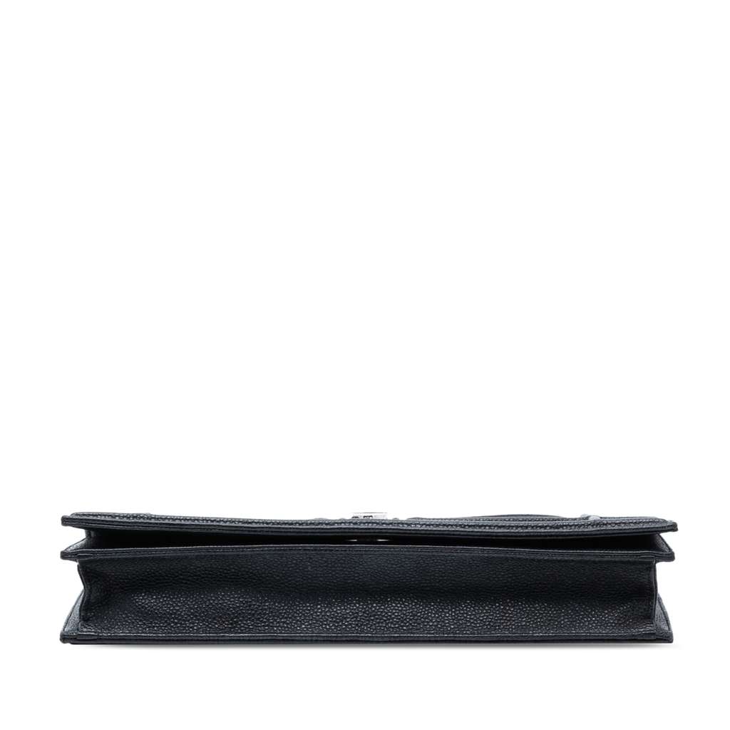 Dior Grained Calfskin Diorama Pochette Clutch - 3