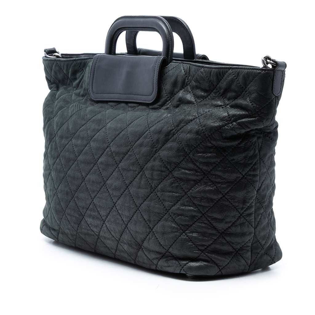 Chanel Large Iridescent Quilted Calfskin In The Mix Shopping Tote - 2
