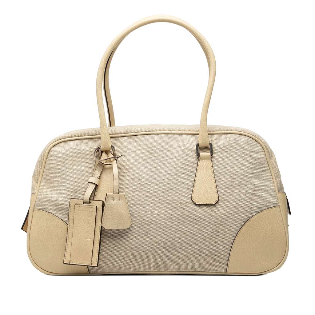 Prada Canvas Shoulder Bag