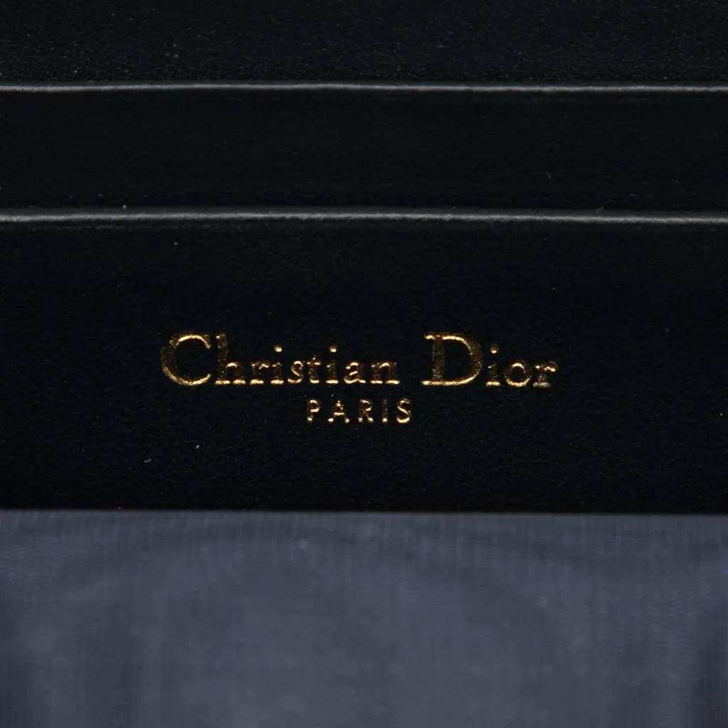 Dior Oblique Canvas 30 Montaigne Call in Dior Phone Holder Blue Canvas Very good - Box View