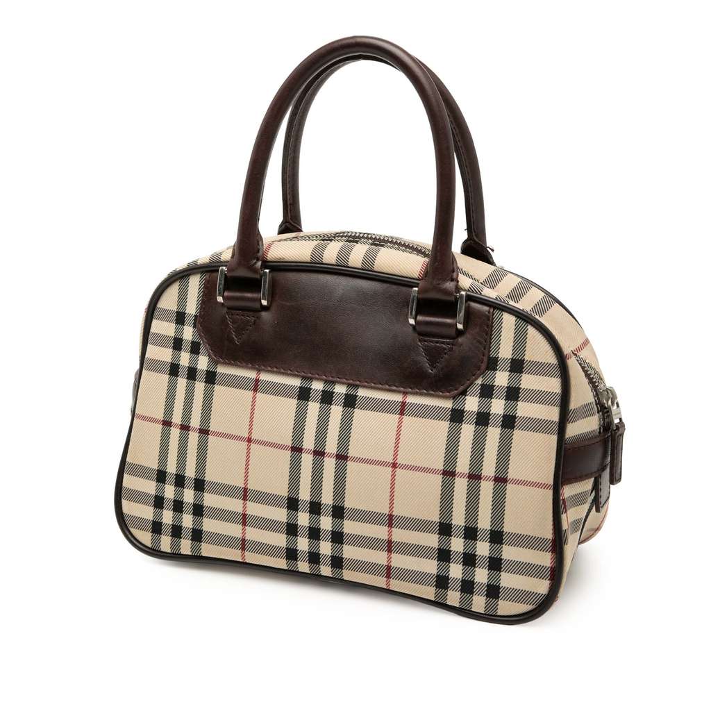 Burberry House Check Canvas Handbag - 2