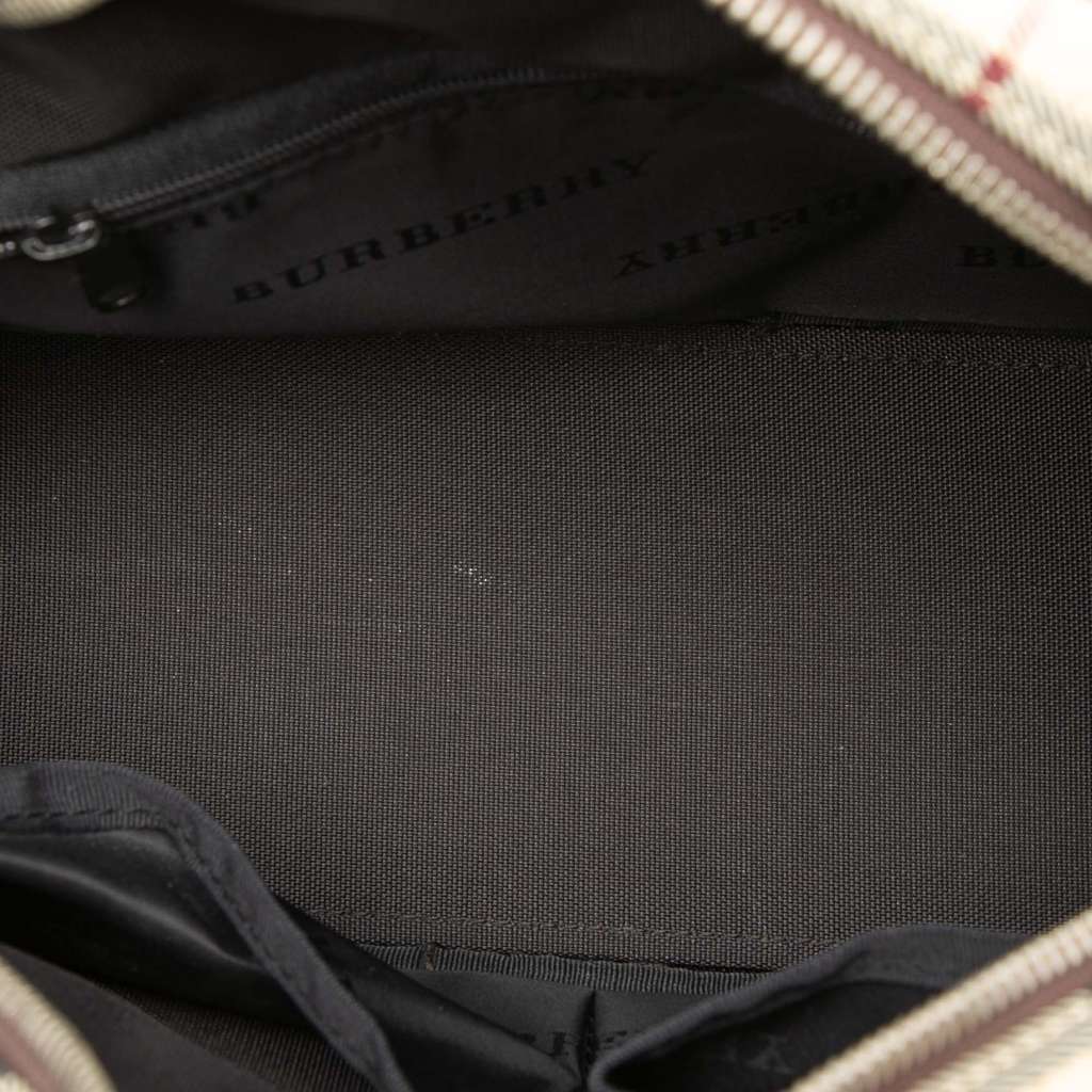 Burberry House Check Canvas Handbag - 4