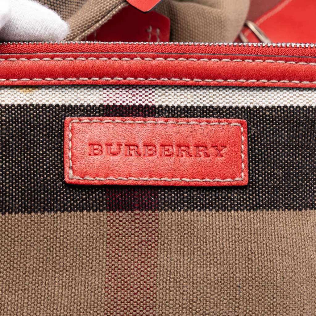 Burberry Mega Check Canvas Maidstone Tote - 5