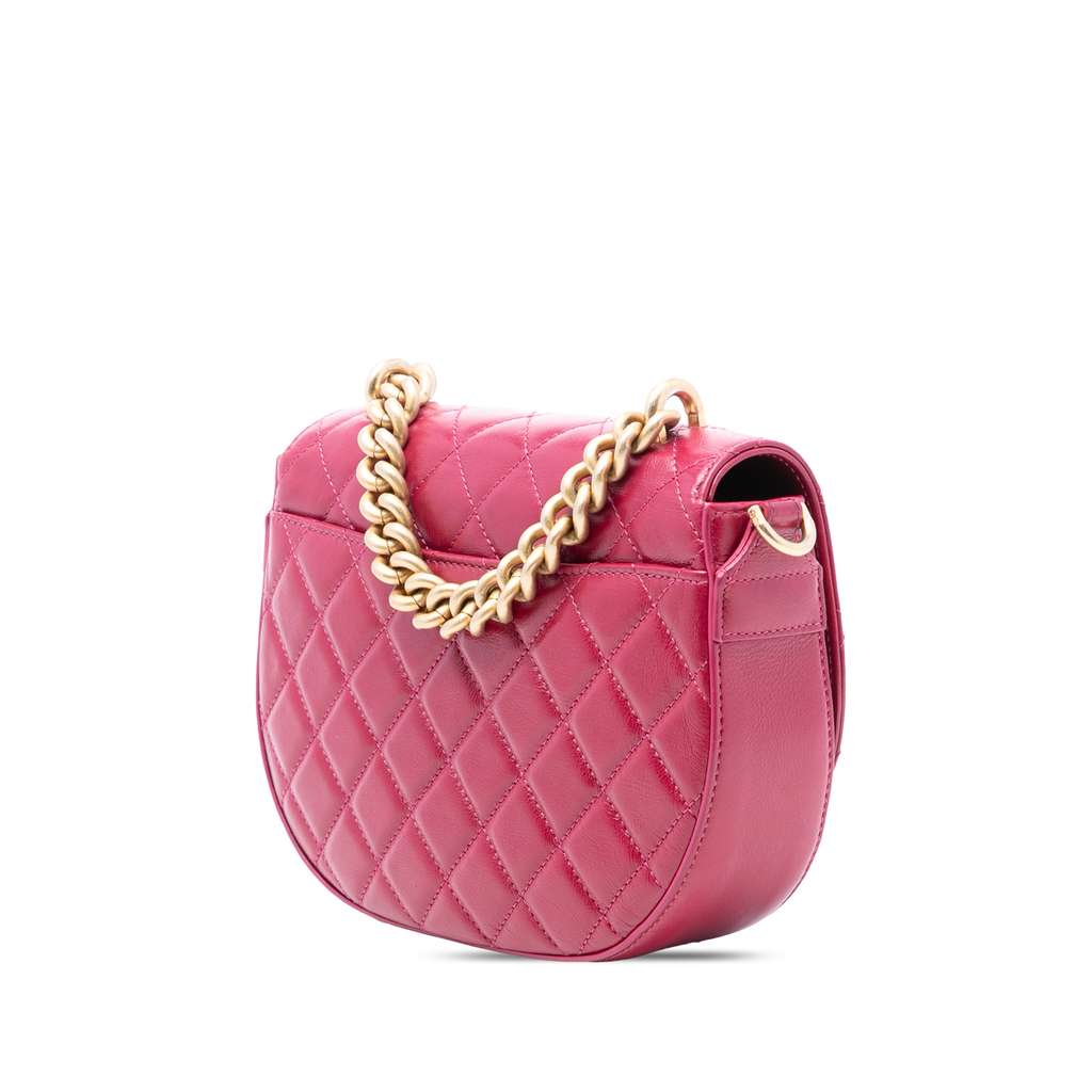 Chanel CC Quilted Shiny Calfskin Single Flap - 2