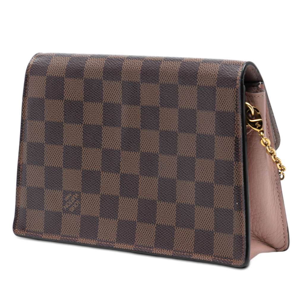 Louis Vuitton Damier Ebene Croisette Chain Wallet - 2