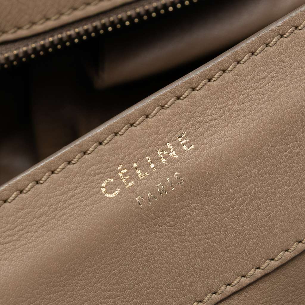 Celine Mini Leather Luggage Tote - 5