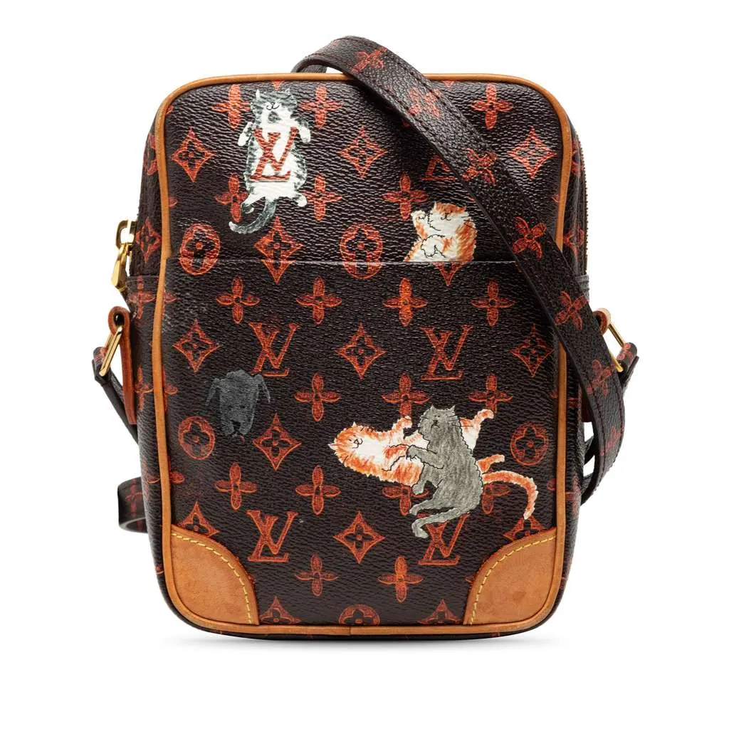 Louis Vuitton Grace Coddington Catogram Paname Black Very good - Front View