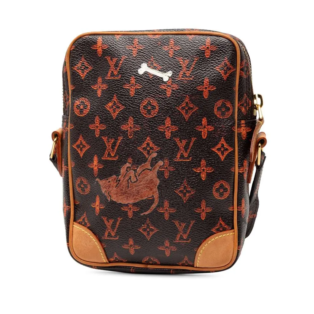 Louis Vuitton Grace Coddington Catogram Paname Black Very good - Back View