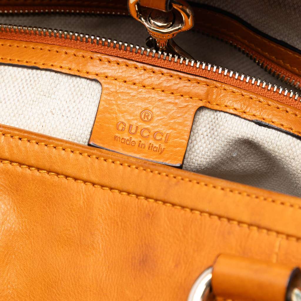 Gucci Leather 1973 Satchel - 5