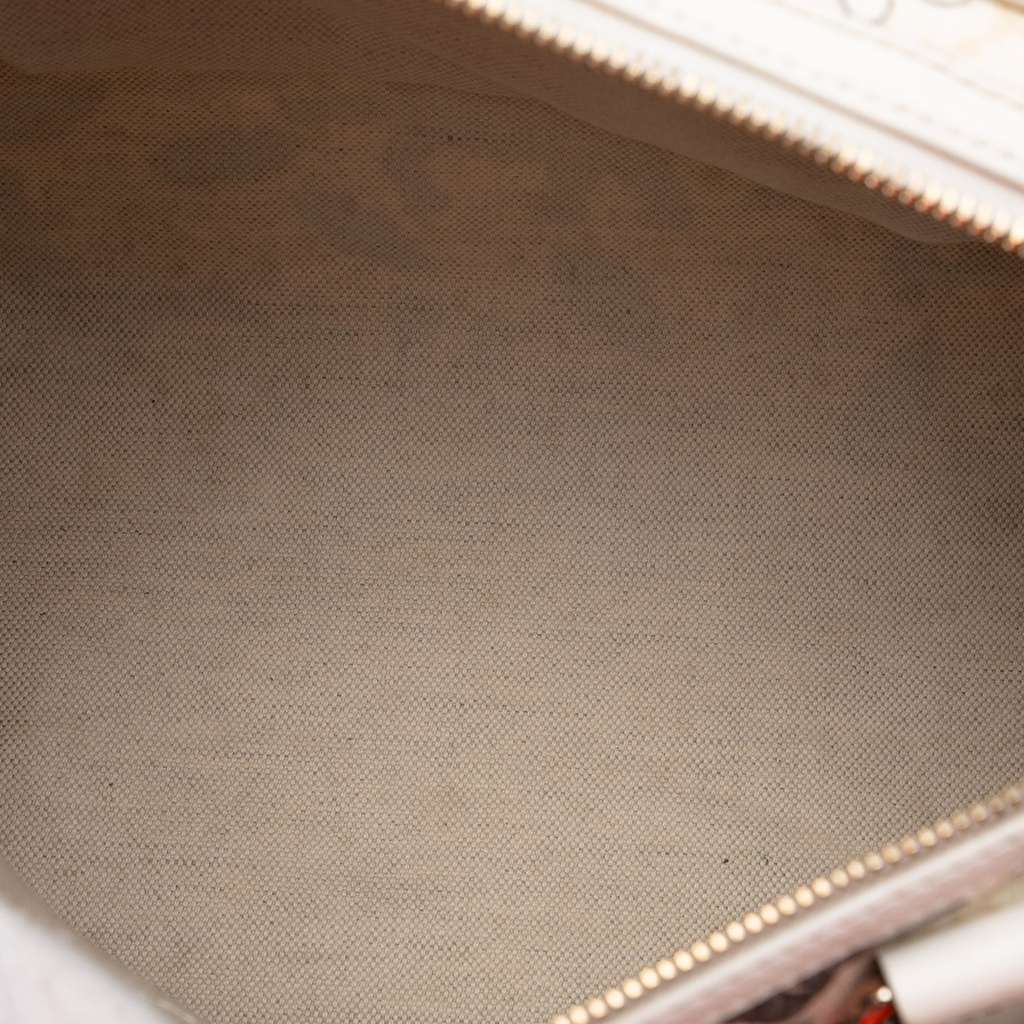 Gucci Limited Edition Medium GG Supreme Snowman In Africa Joy Boston Bag - 4