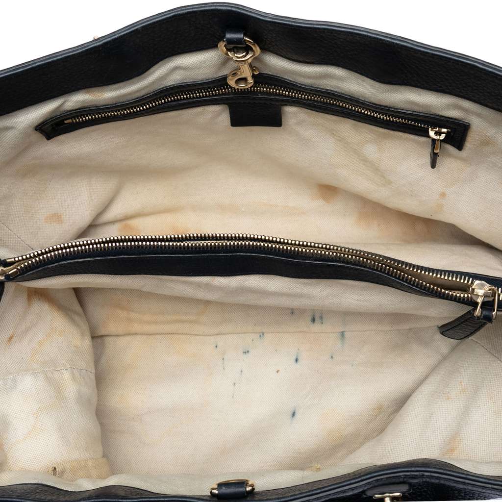 Gucci Medium Leather Bella Tote - 4