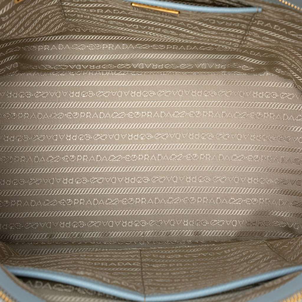 Prada Large Saffiano Lux Galleria Double Zip Satchel - 4