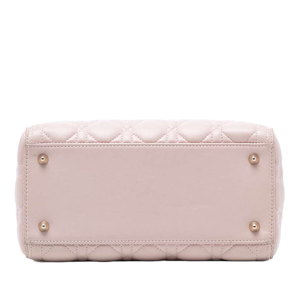 Dior Medium Lambskin Cannage Lady Dior - 3