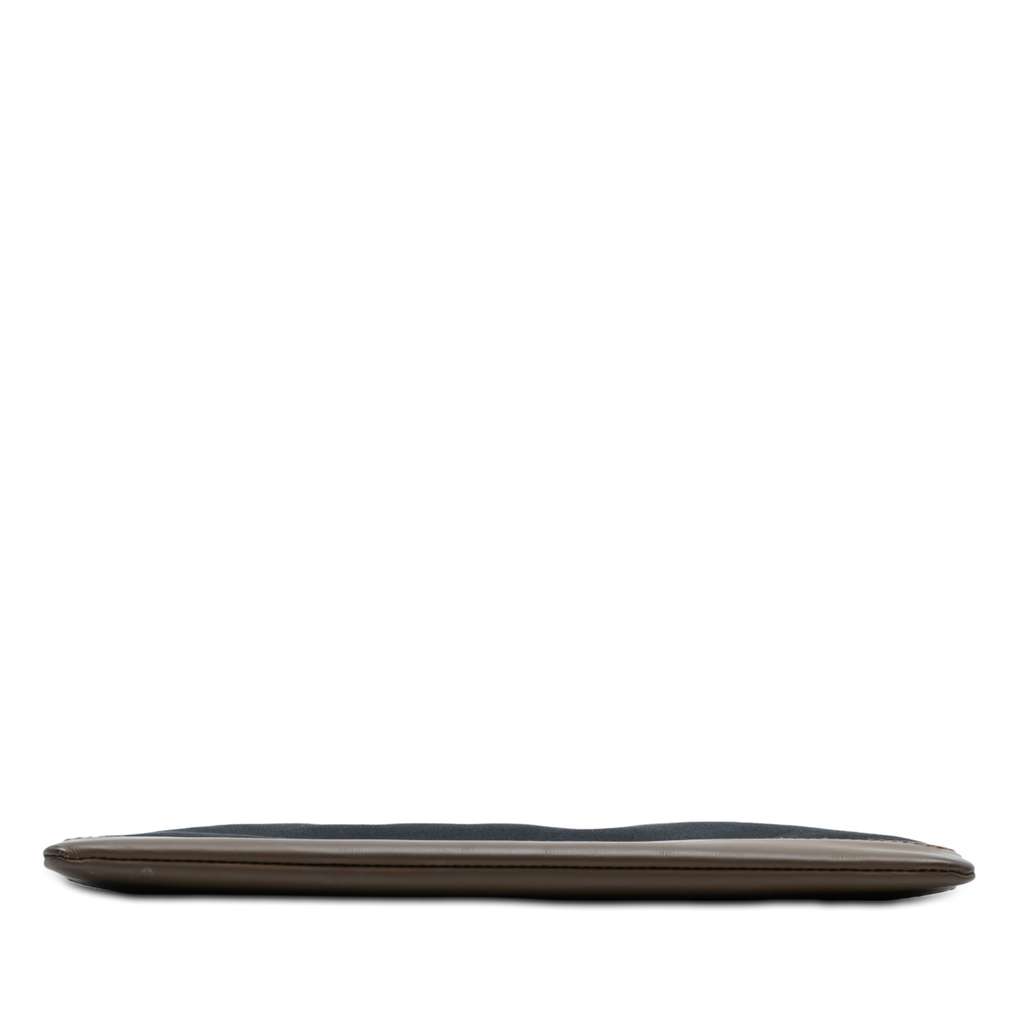 Balenciaga Canvas Navy Clip M Clutch - 3