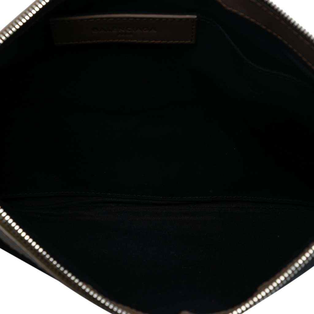 Balenciaga Canvas Navy Clip M Clutch - 4