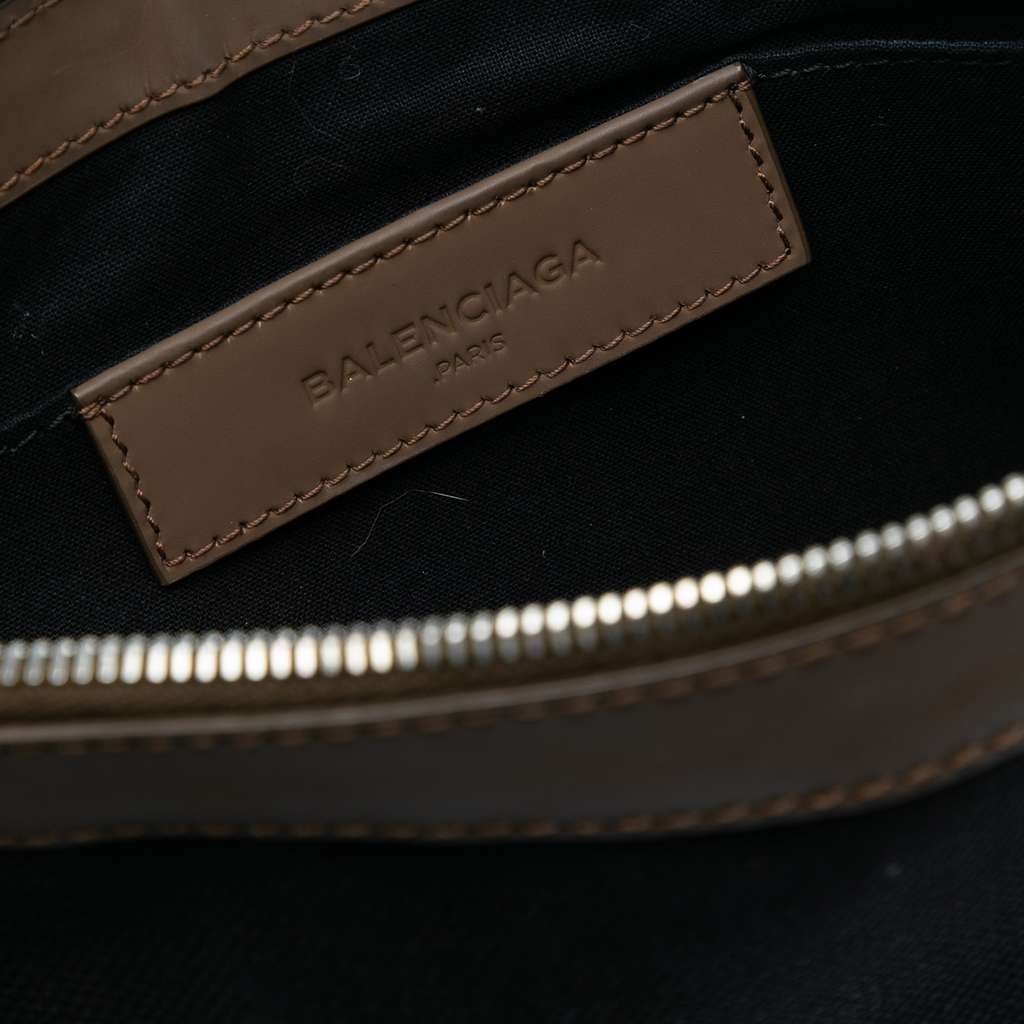 Balenciaga Canvas Navy Clip M Clutch - 5