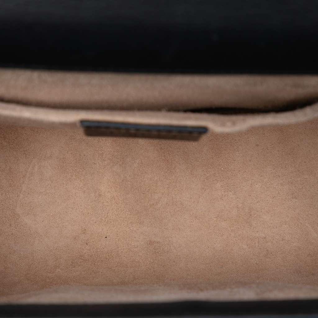 Gucci Small Pearl Studded Leather Padlock Crossbody - 4