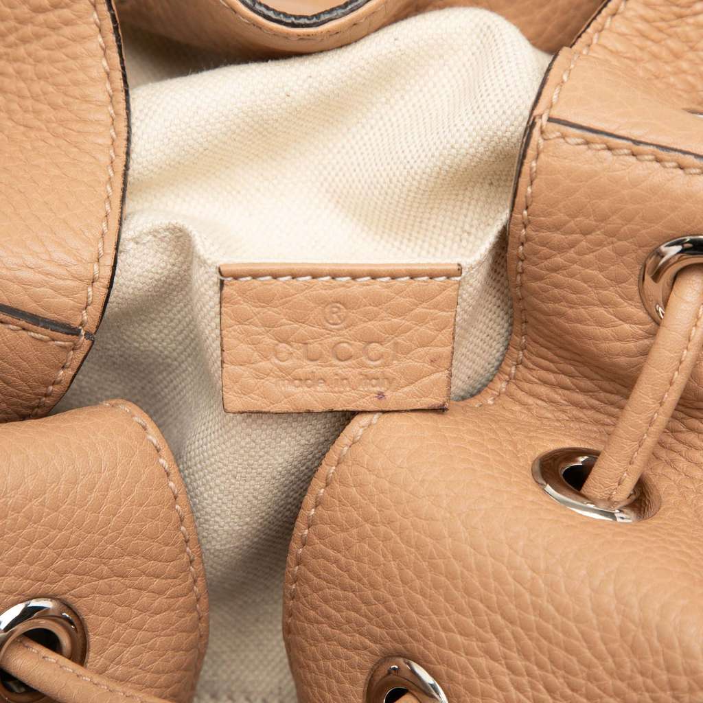 Gucci Leather Bamboo Tassel Backpack - 5