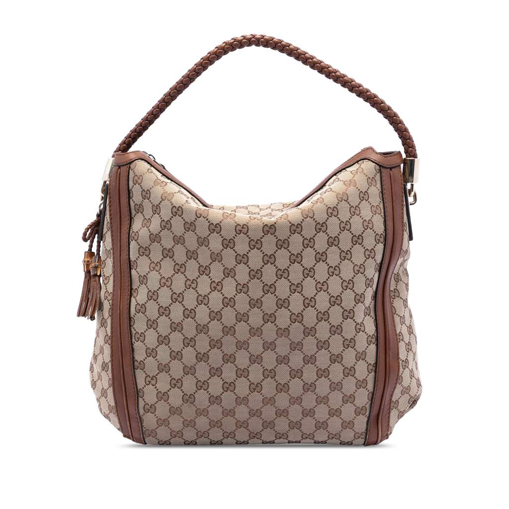 Gucci Large GG Canvas Bella Tote