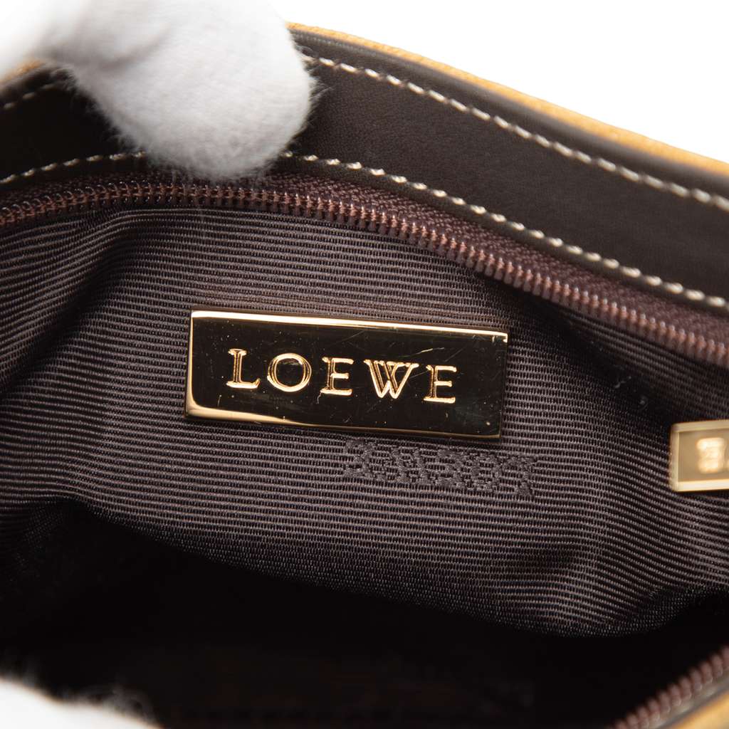 Loewe Anagram Suede and Calfskin Shoulder Bag - 5