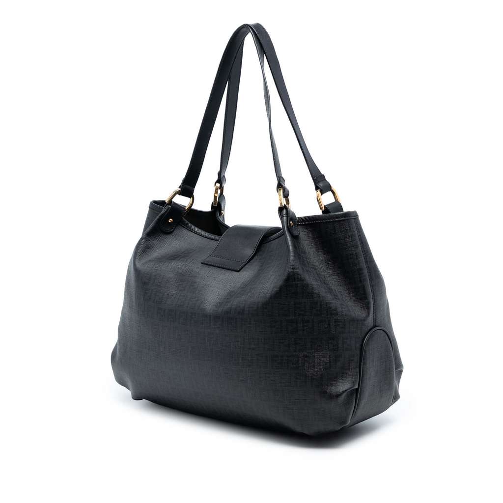 Fendi Zucchino Spalmati Chiusura Tote - 2