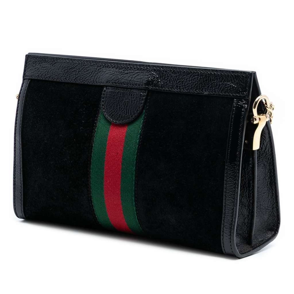 Gucci Small Suede Ophidia Chain Crossbody - 2